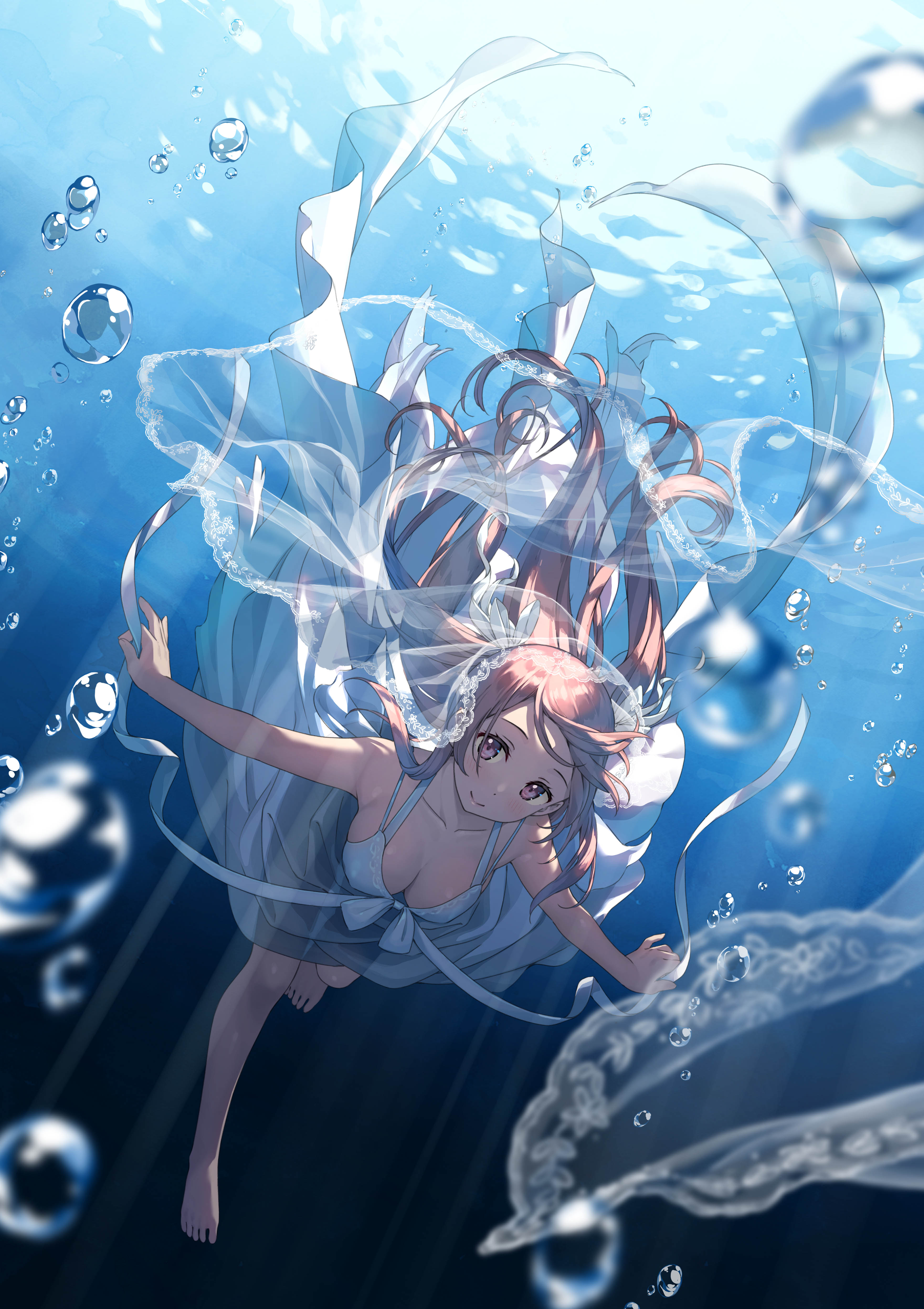 Kantoku Kurumi Kantoku Bra Cleavage Dress See Through Skirt Lift Wedding Dress Wet Wet Clothes